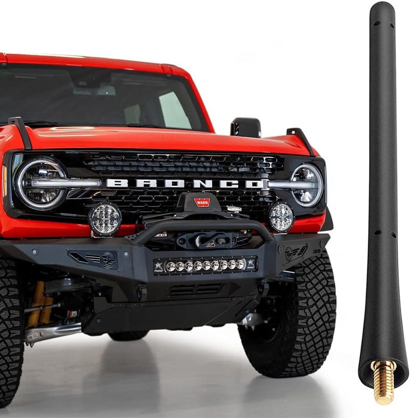 KSaAuto Antenna for Ford Bronco 2019 2020 2021 2022 2023 2024 2025 2026, Short Ford Bronco Antenna Replacement, 7 InchFord Bronco Accessories Upgrade Car FM AM Radio Reception - Image 1